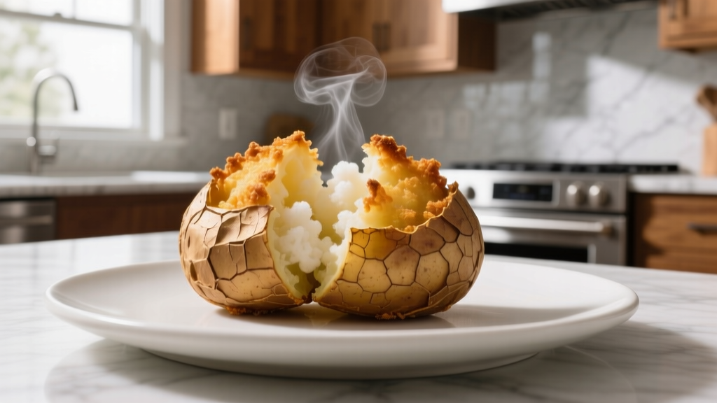 Air Fryer Baked Potatoes: Crispy Skin, Fluffy Inside