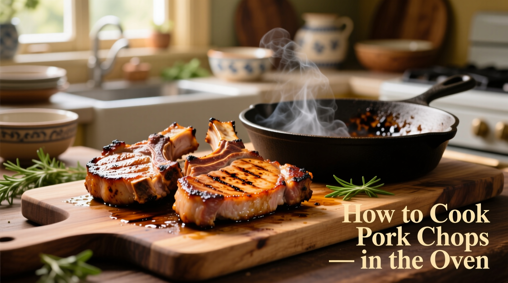 how to cook pork chop in the oven