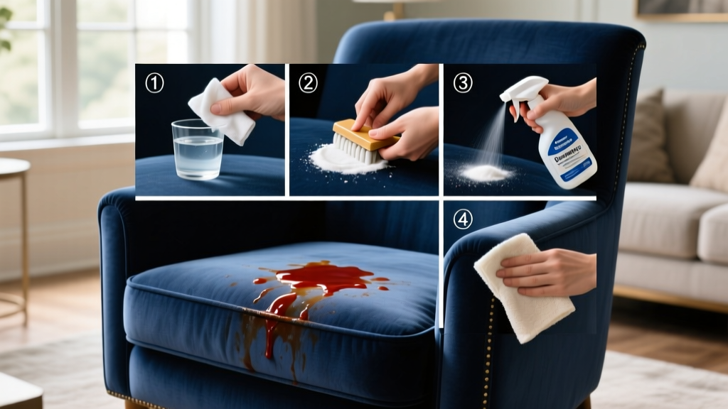Best Tested Method: How to Get Ketchup Out of Armchair