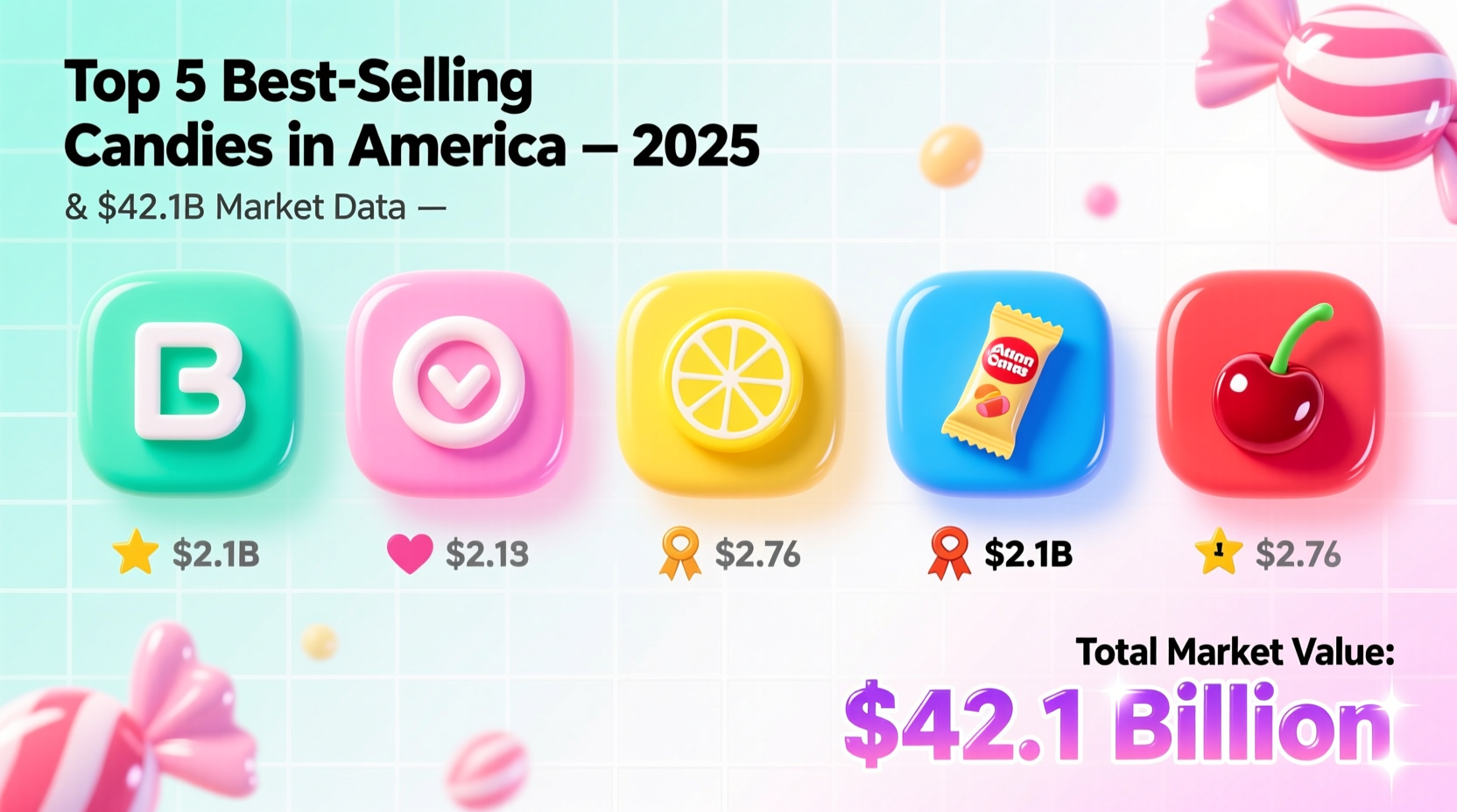 best selling candy in america