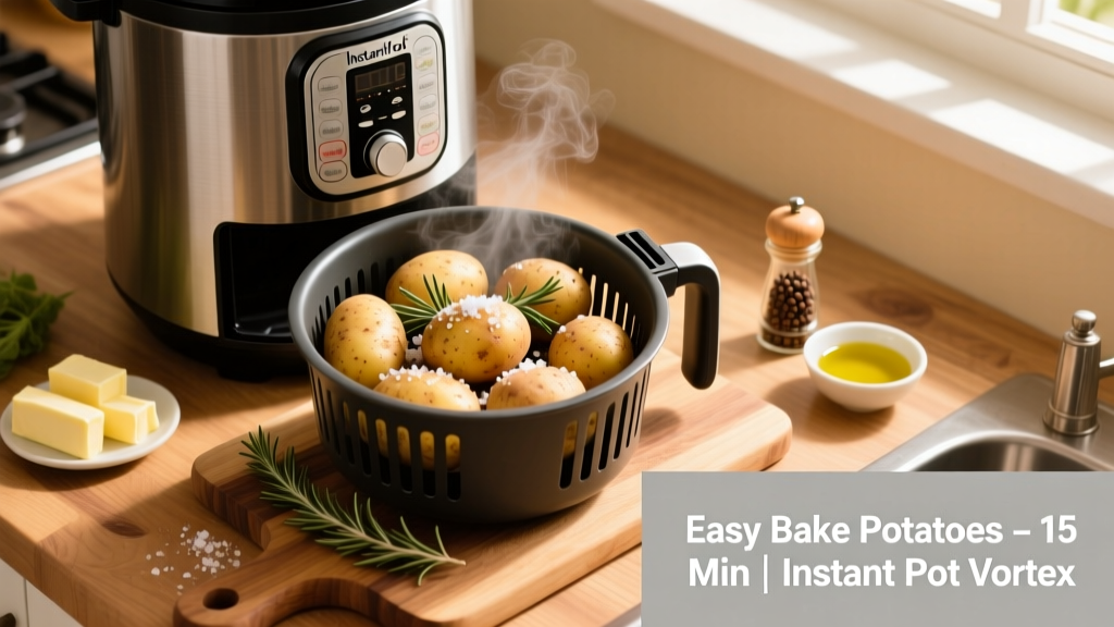 Bake Potatoes in Instant Pot Vortex Air Fryer (Easy!)
