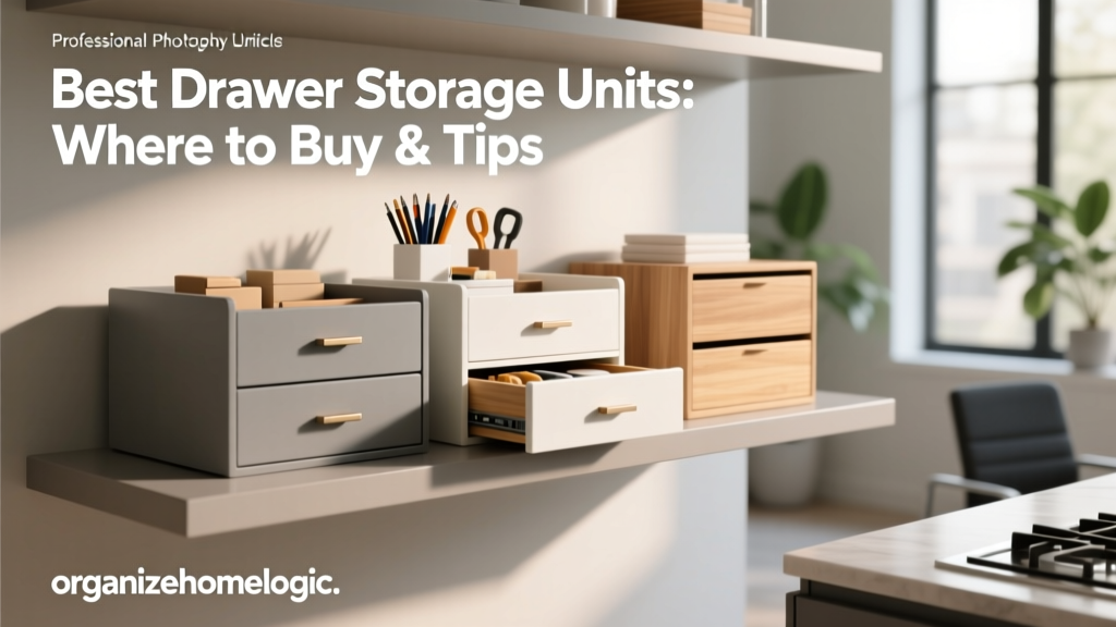 Best Drawer Storage Units: Where to Buy & Tips
