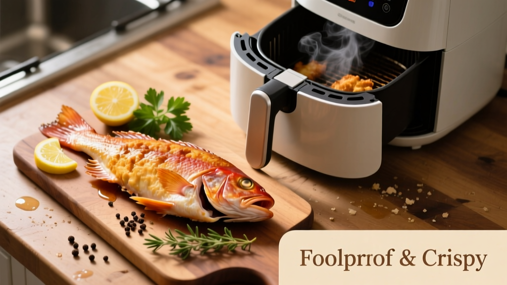 Air Fryer Red Snapper Fillets: Crispy, Flaky & Foolproof
