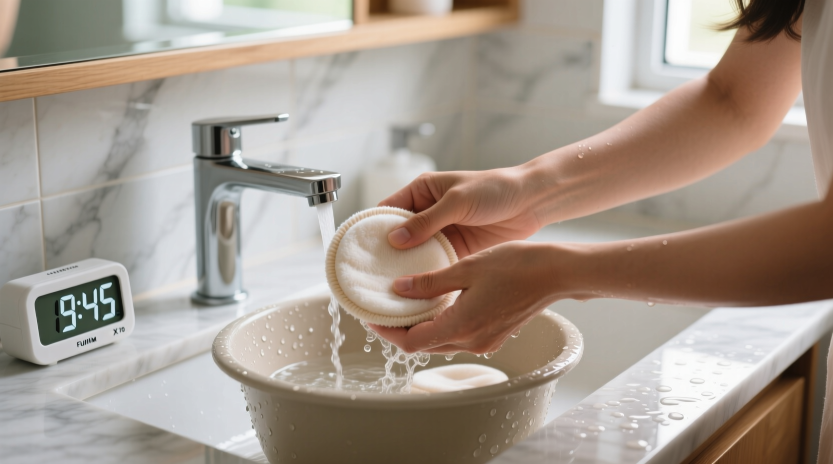 how to wash makeup pads without lint transfer