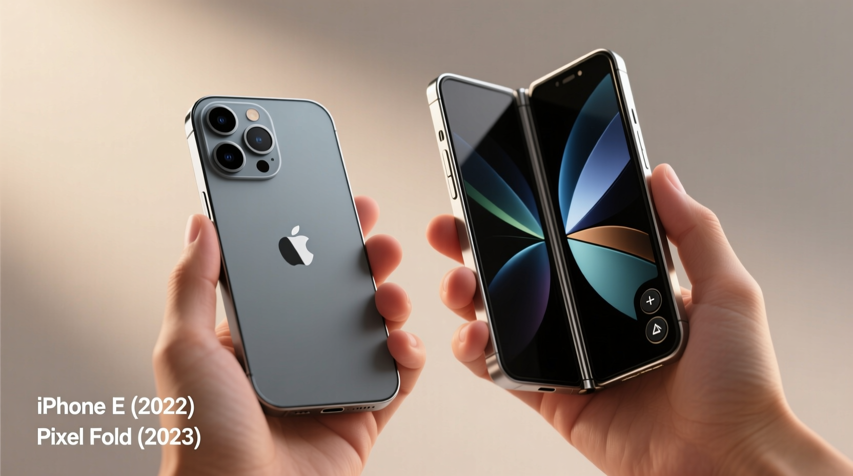 iphone se vs pixel fold for one handed use which feels more comfortable