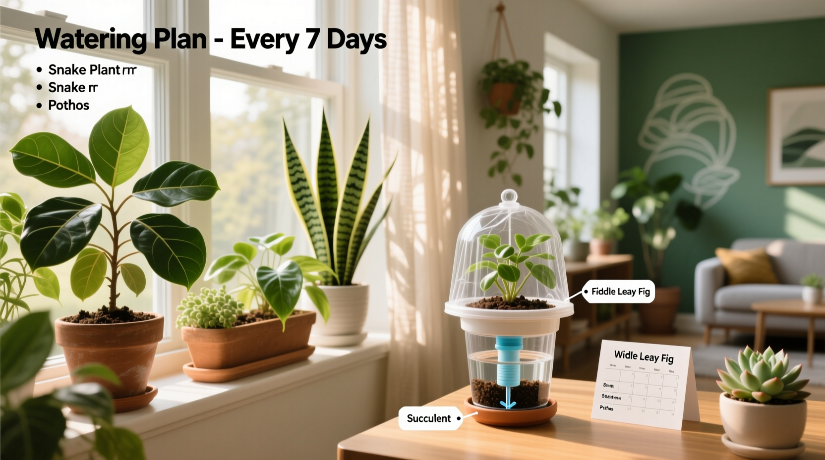 how to keep your houseplants alive while on vacation for two weeks or more