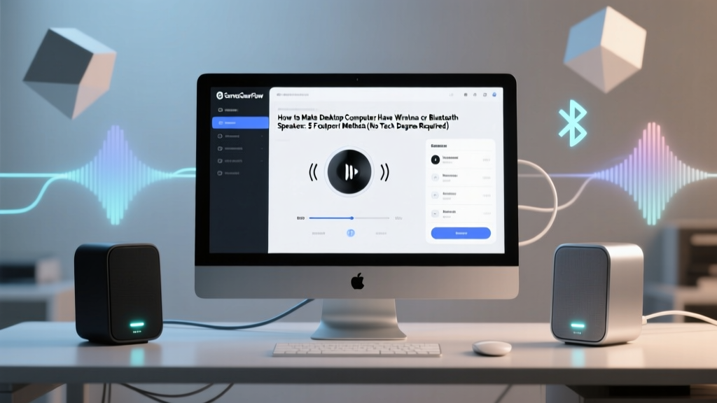 How to Add Wireless Speakers to Desktop PC