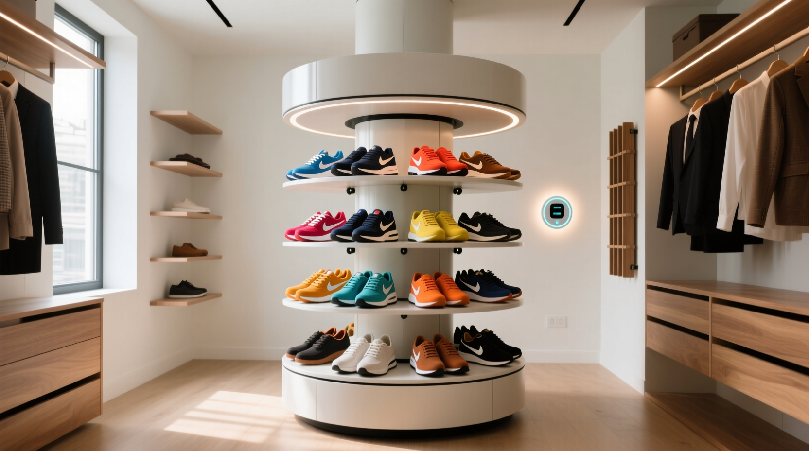 shoe carousel for narrow closets truths trade offs