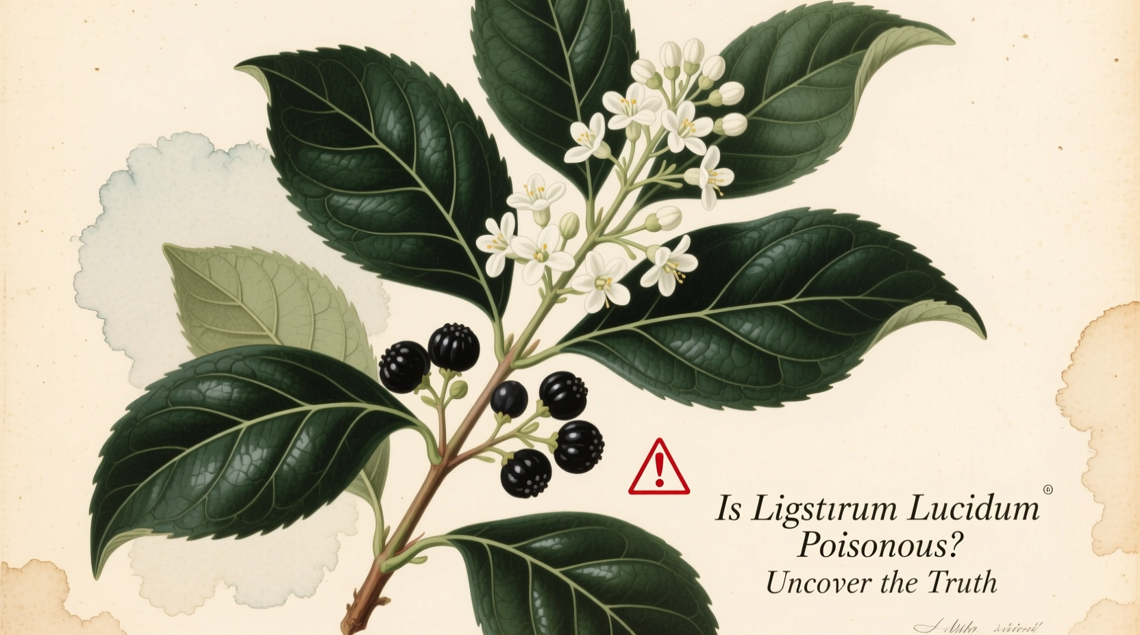 Is Ligustrum Lucidum Poisonous? Uncover the Truth