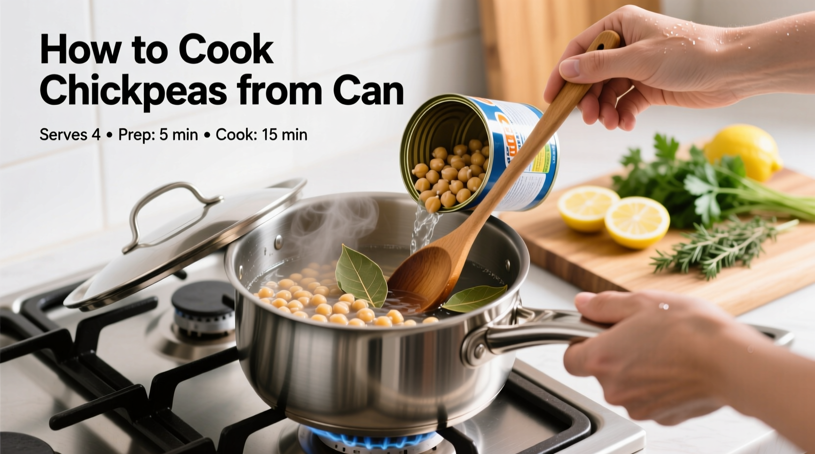 how to cook chickpeas from can
