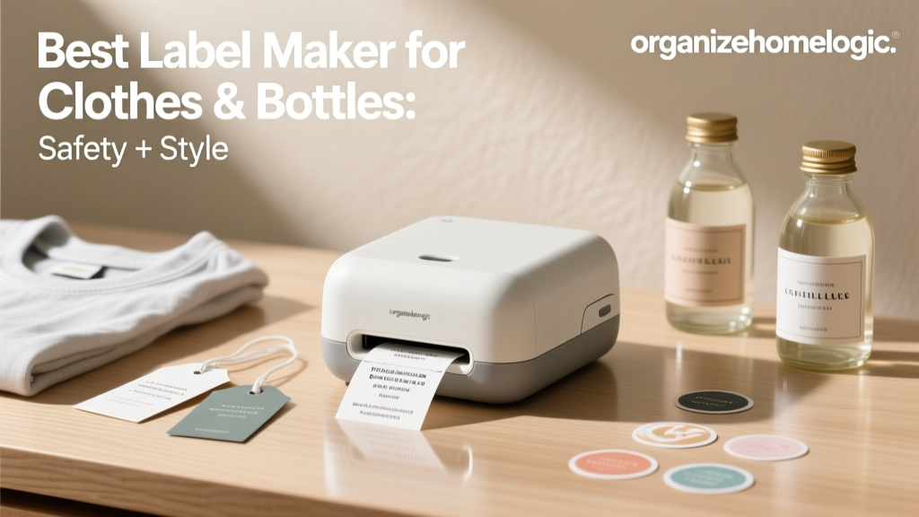 Best Label Maker for Clothes & Bottles: Safety + Style