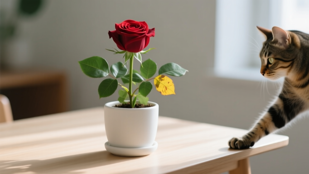 Indoor Rose Toxic to Cats? Safe Revival Guide