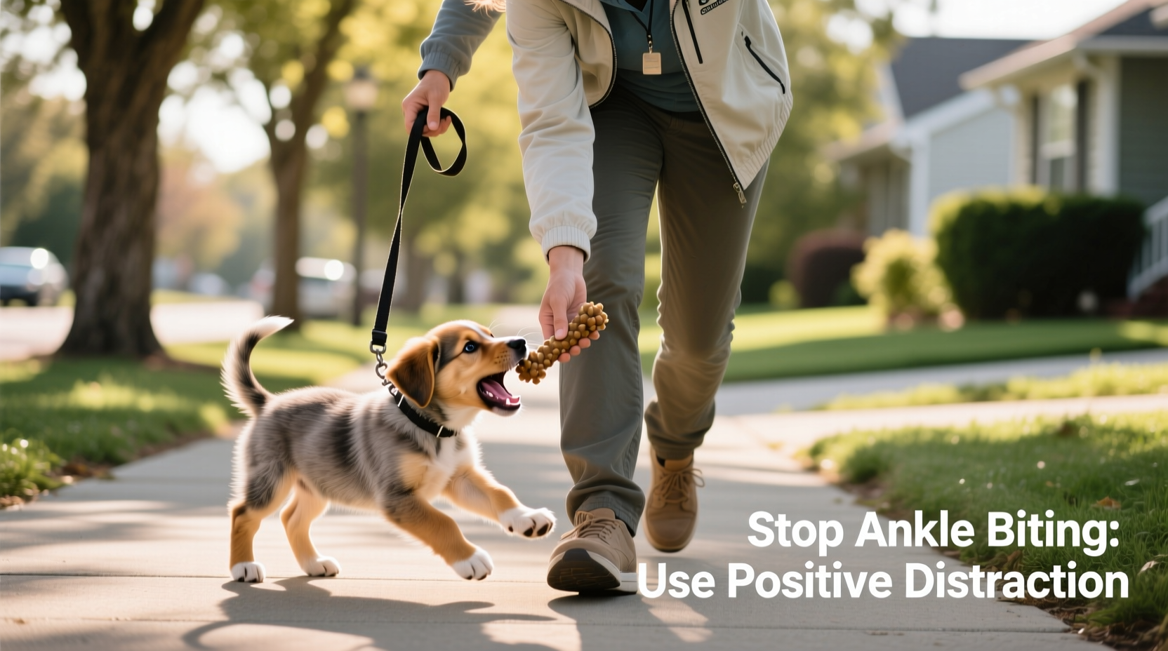 effective strategies to stop your puppy from biting ankles while walking