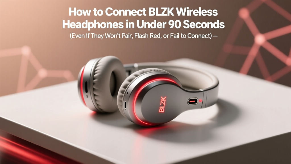 BLZK Wireless Headphones Pairing Fix (2026)
