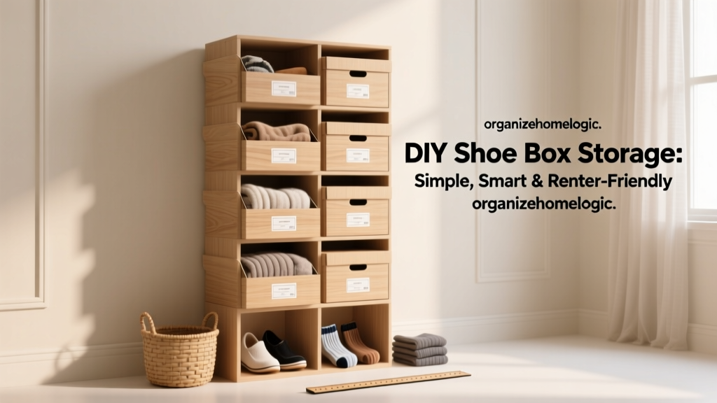 DIY Shoe Box Storage: Simple, Smart & Renter-Friendly