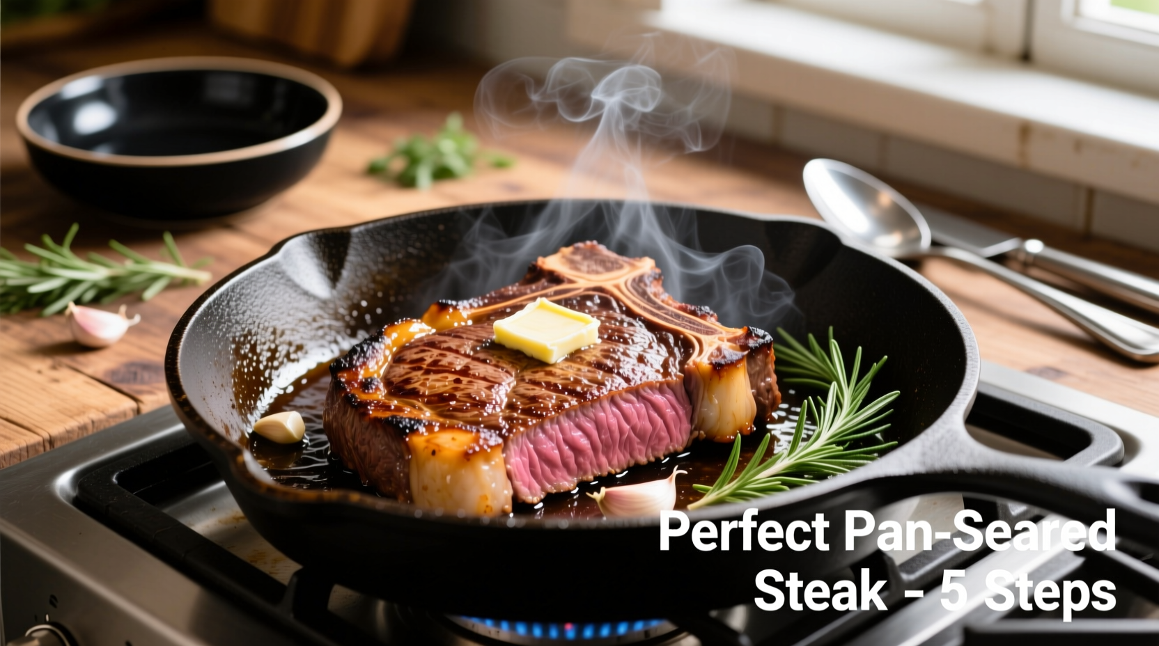 how to cook steak on pan