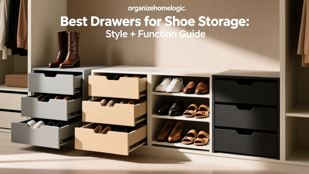 Best Drawers for Shoe Storage: Style + Function Guide
