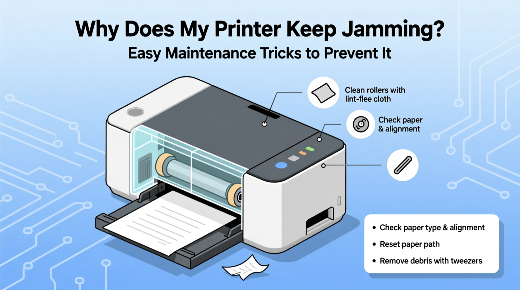why does my printer keep jamming easy maintenance tricks to prevent it