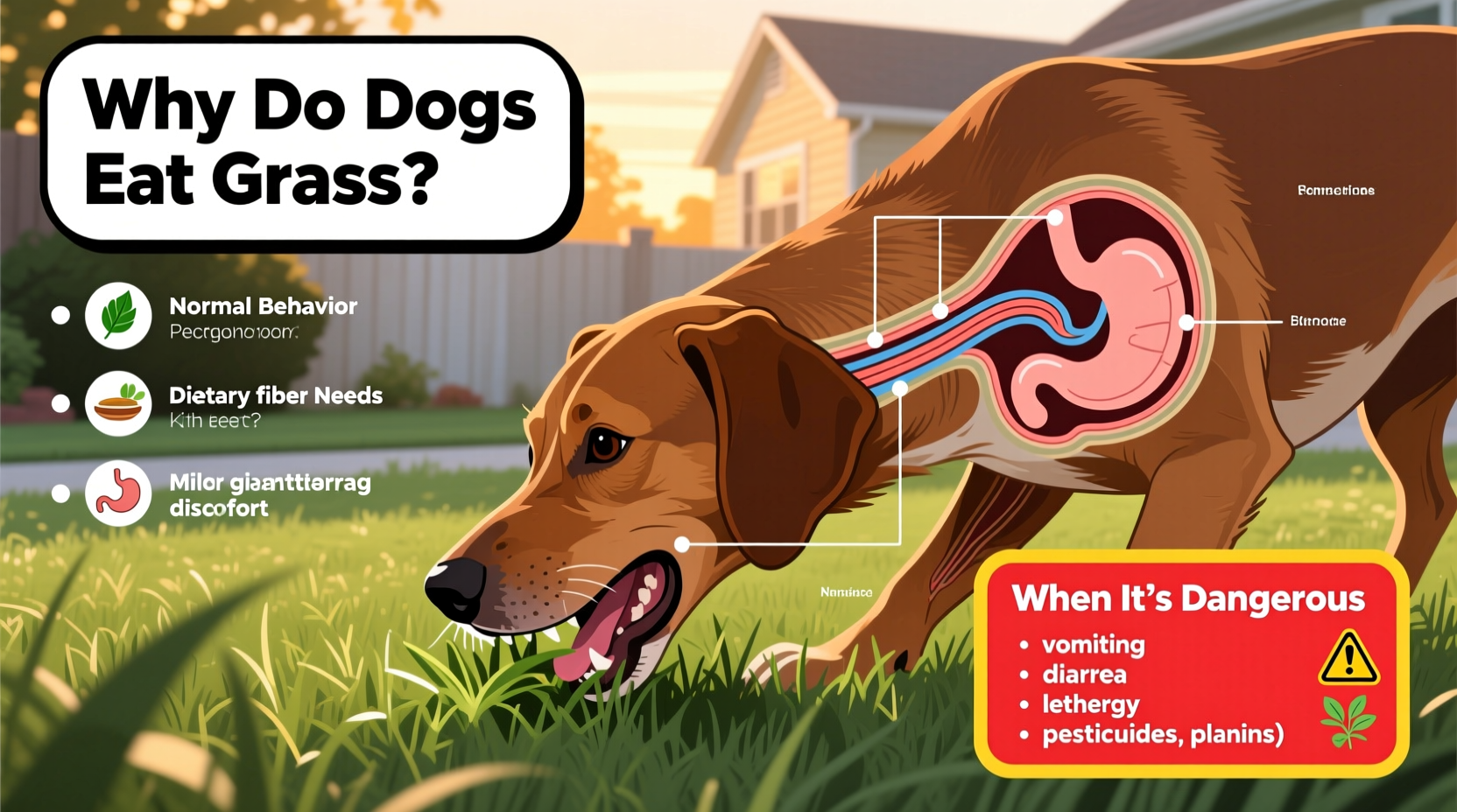 why does my dog eat grass and when it might be dangerous