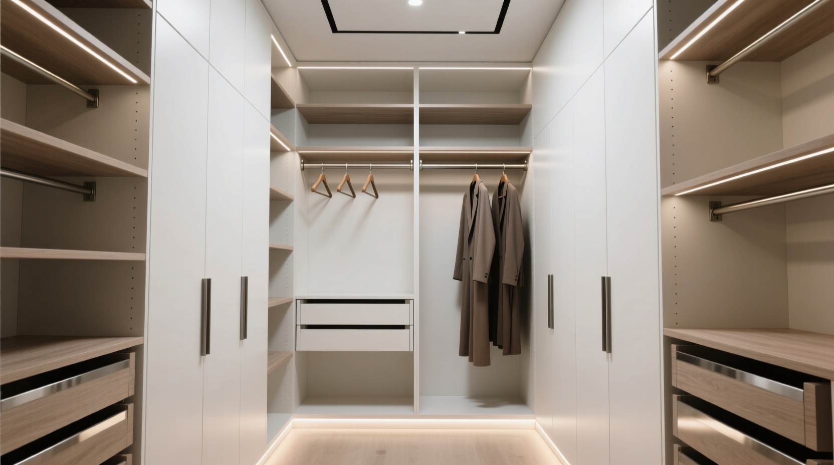 closet organization tips for tall individuals