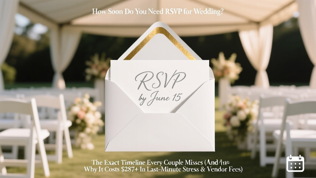 Wedding RSVP Timeline: When to Set Your Deadline (2026)