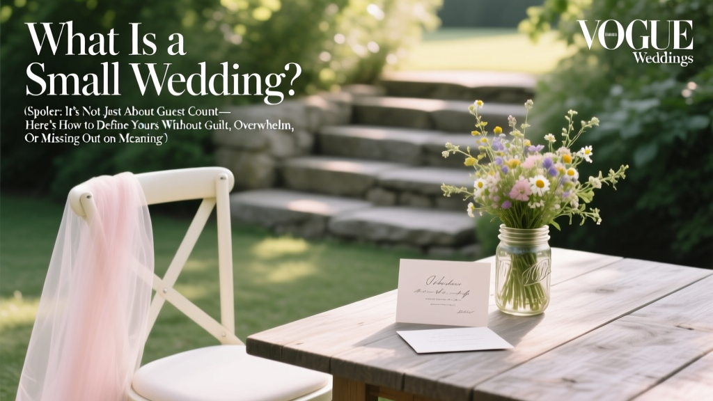 Small Wedding: What It Really Means (2026)