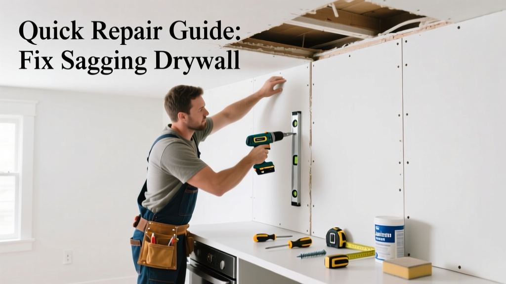 Fixing Sagging Drywall in the Kitchen: Quick Repair Guide
