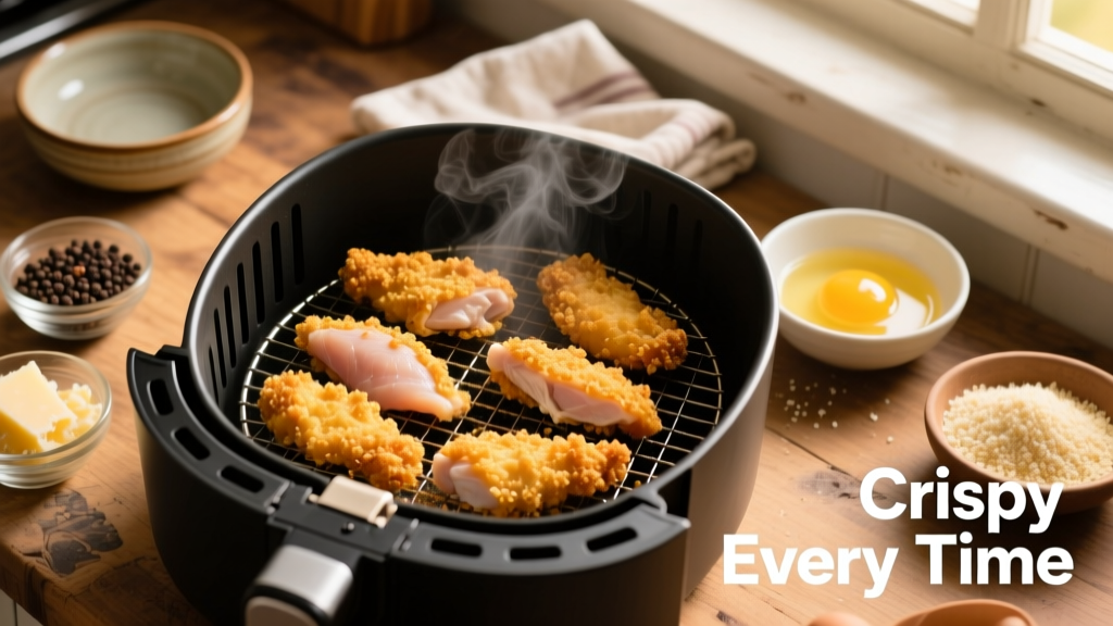Crispy Air Fryer Chicken Tenders: Breading Tips