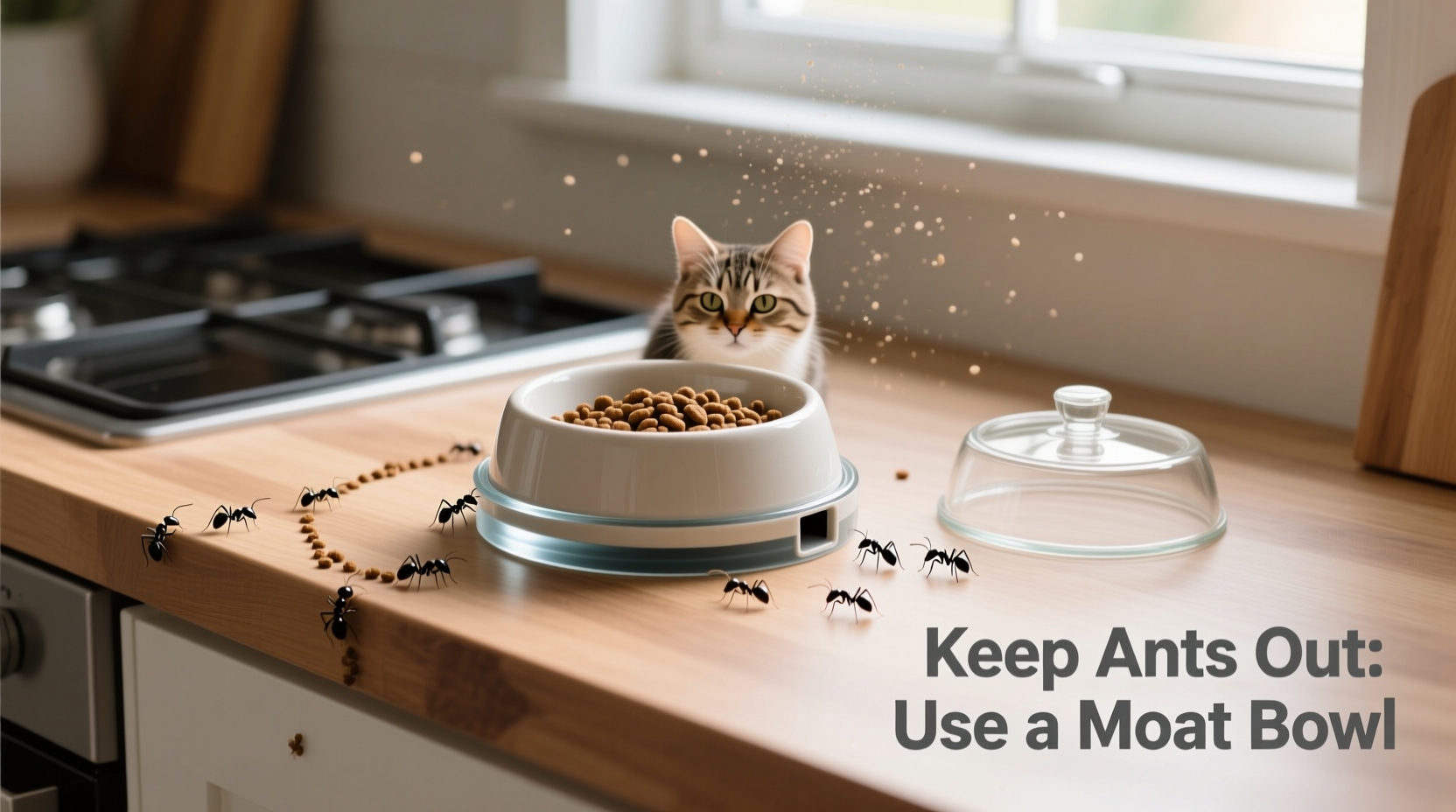 how to keep ants out of cat food