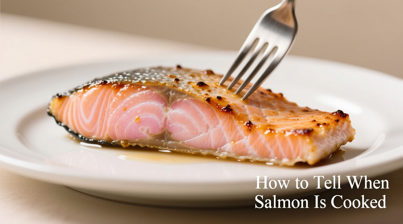 how can you tell when salmon is cooked