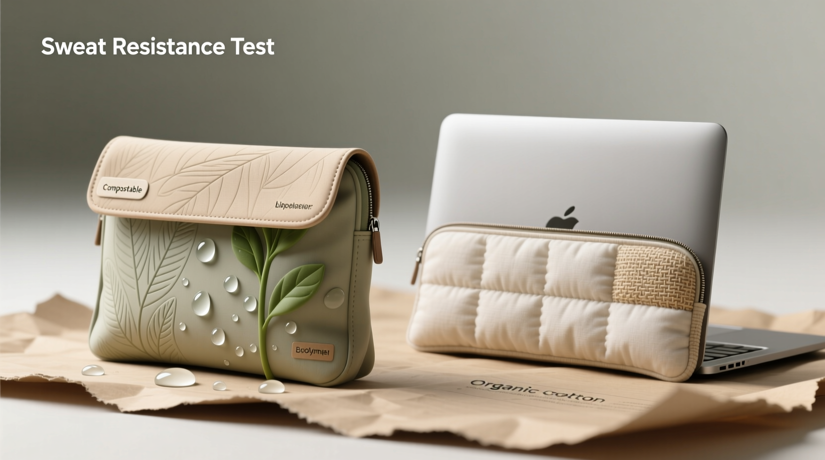 compostable liner vs organic cotton sweat resistance compared