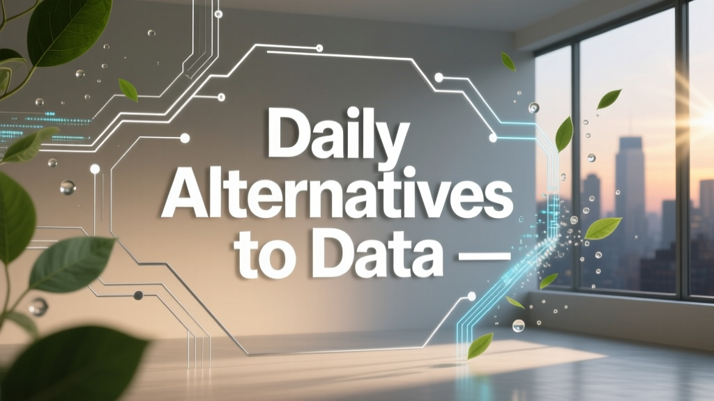 Daily Alternatives to Data: Reclaiming Cognitive Space in the Digital Age