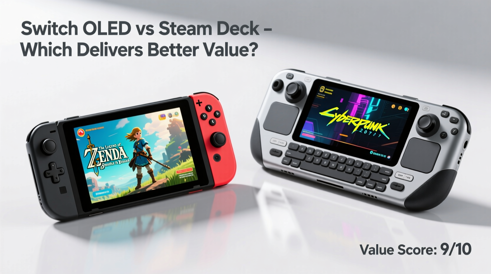 switch oled vs steam deck for handheld gaming which delivers better value