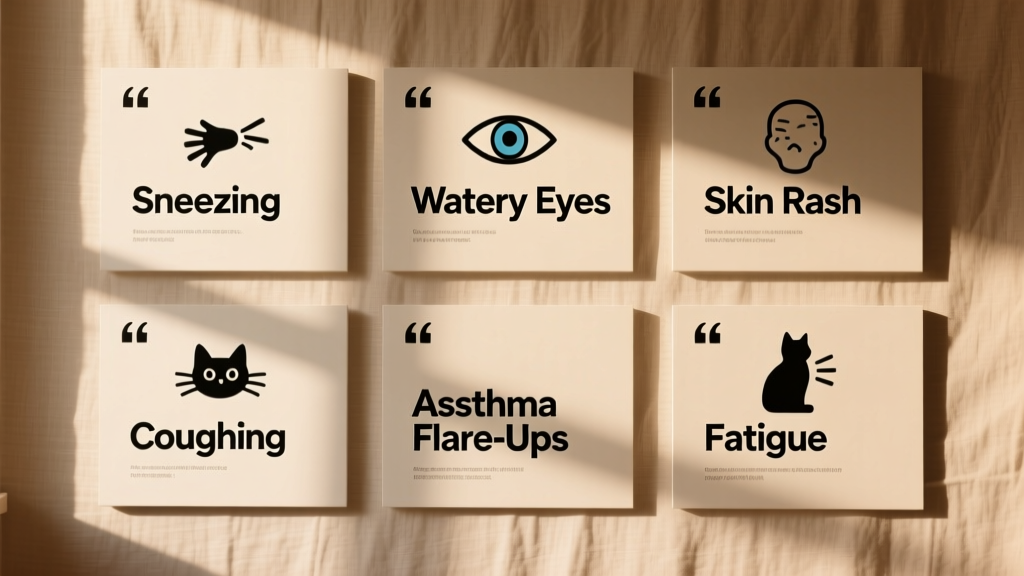6 Signs That You May Be Allergic to Your Cat: Symptoms to Look For
