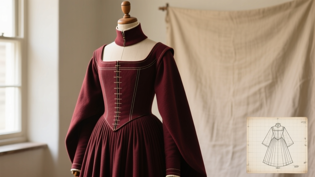 Drafting a 15th-Century Burgundian Kirtle: 2026 Maker's Guide