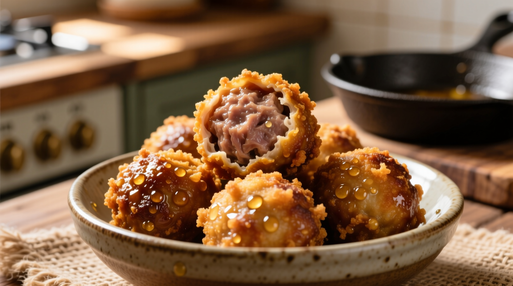 deep fried meatball recipe