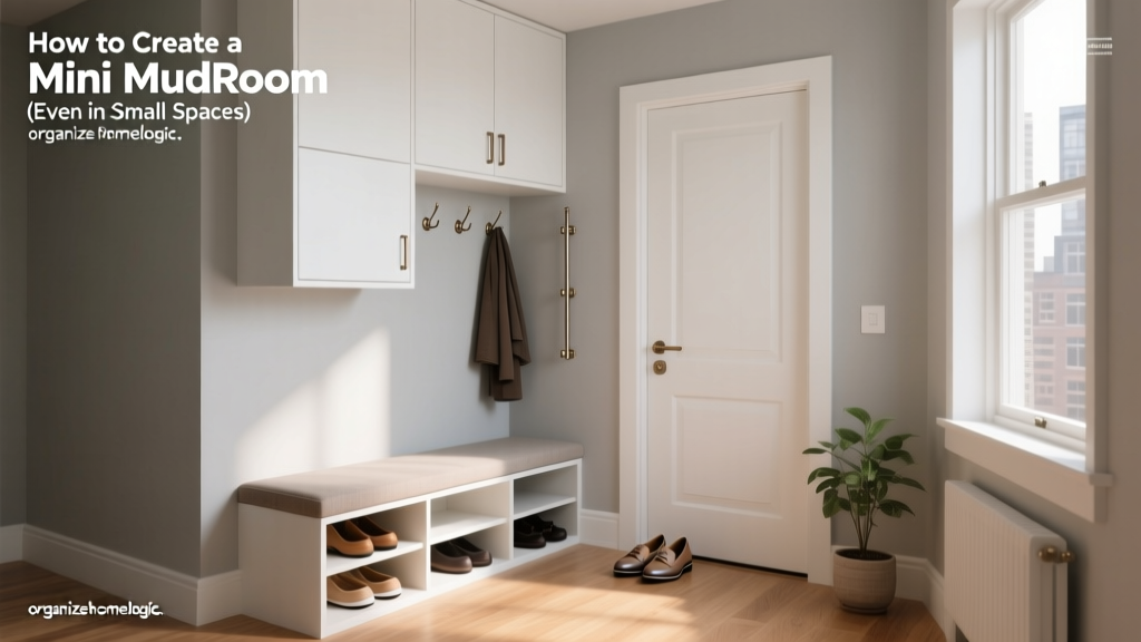 How to Create a Mini Mudroom (Even in Small Spaces)