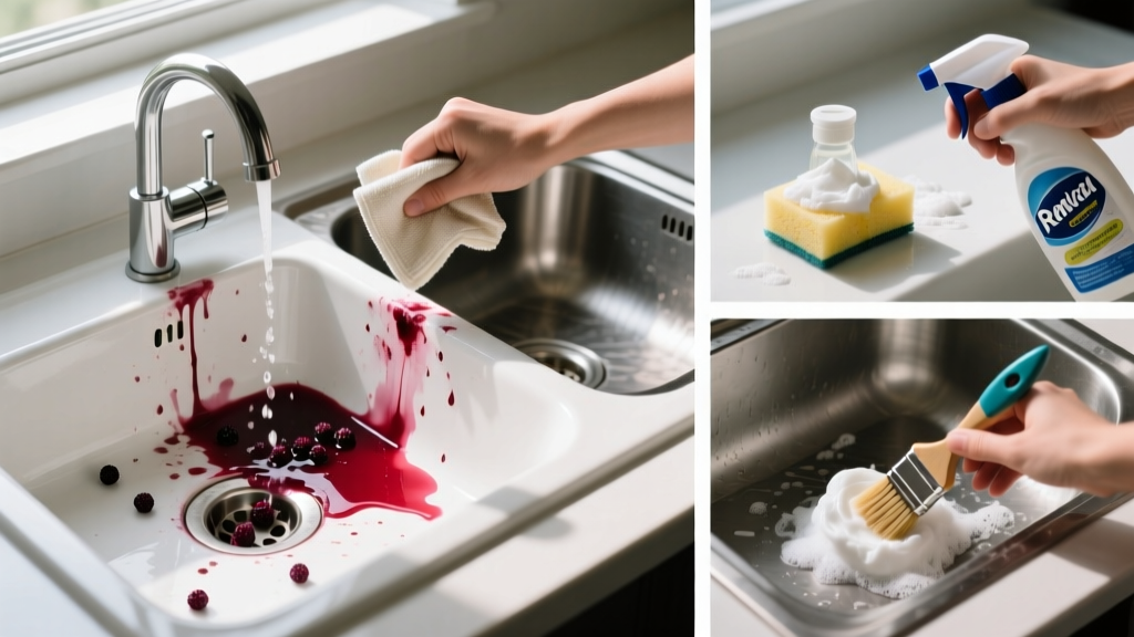 Tested & Easy: How to Get Berry Juice Out of Sink Fast