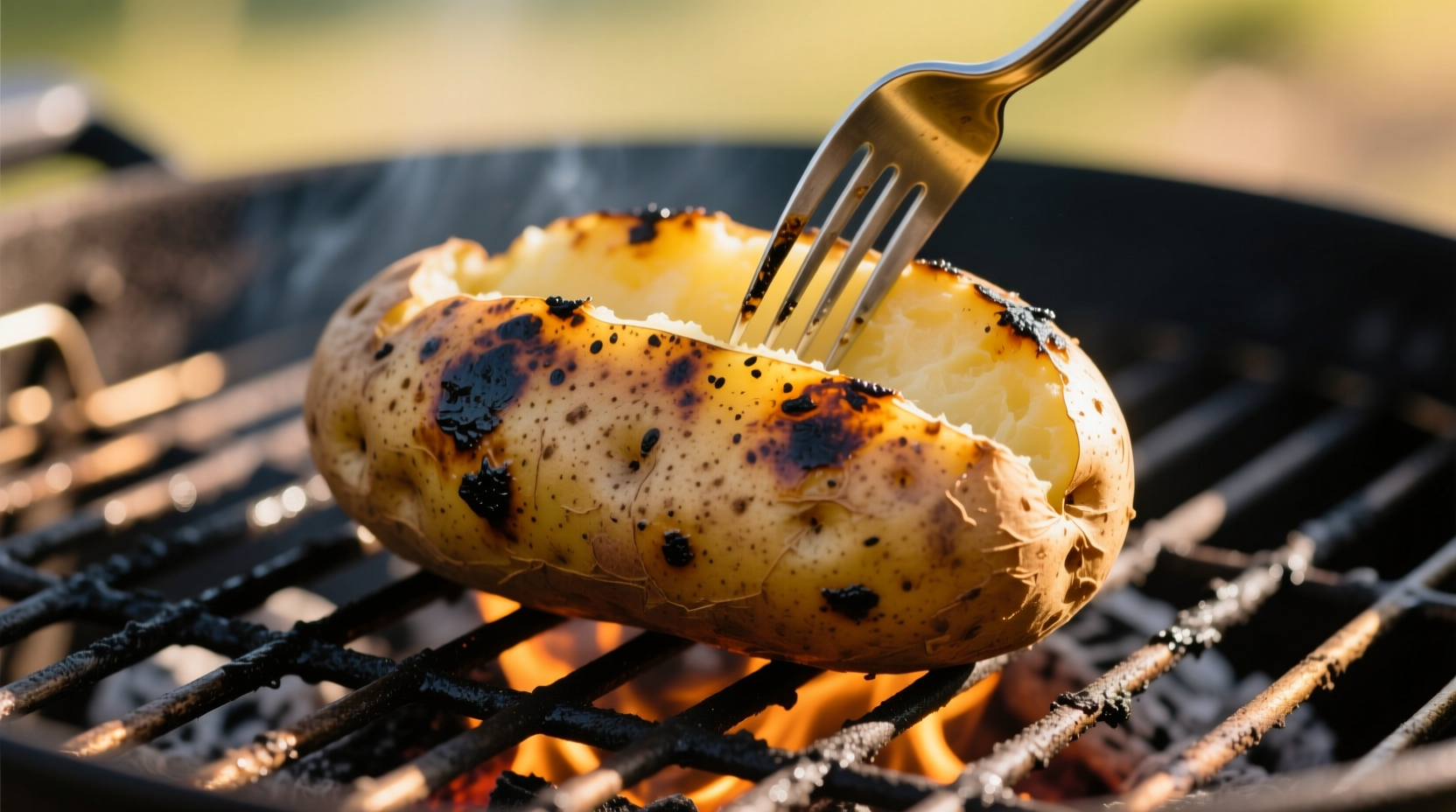 BBQ Baked Potato Cooking Time: 45-75 Minutes Perfectly