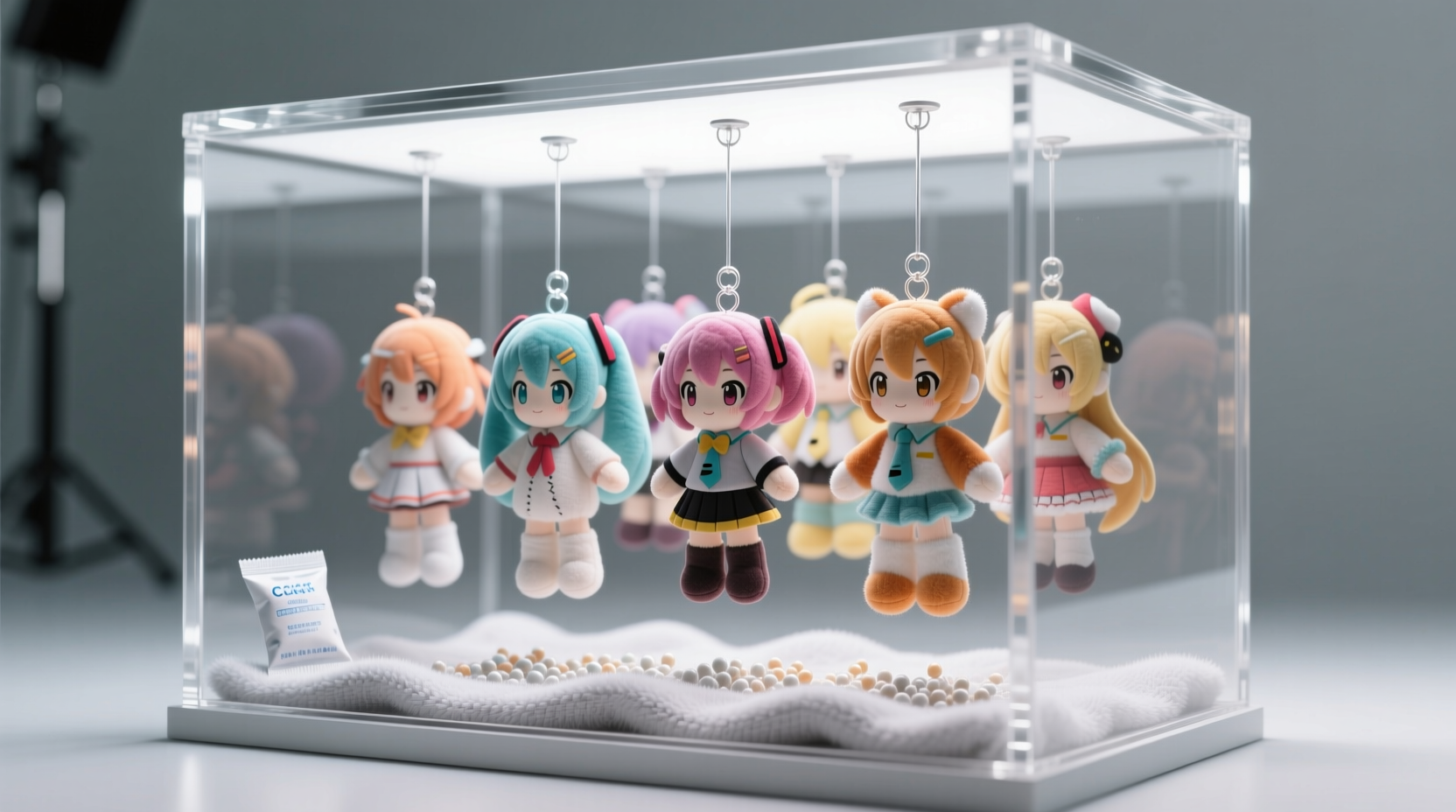 sanitize plush anime figures without moisture damage