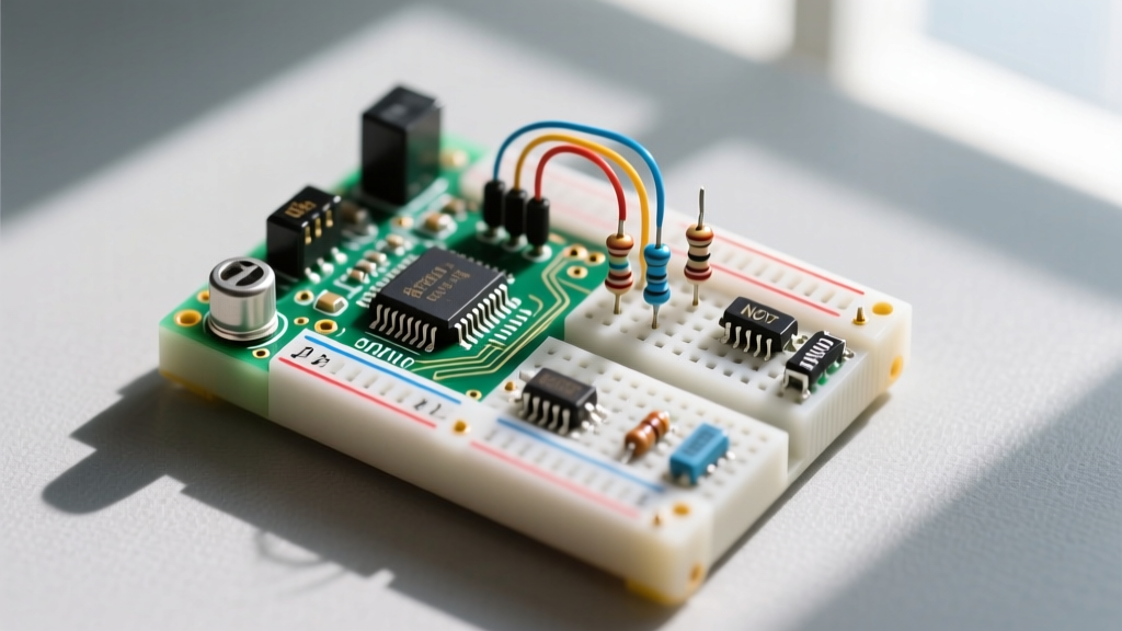 Discrete NOT Logic Gate Circuit Diagram: Design & Breadboard Walkthrough