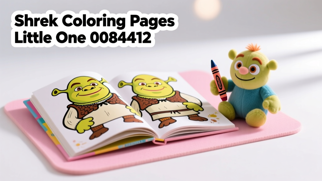 Shrek Coloring Pages Little One_0084412: Safety, Developmental Value, and Age-Appropriate Design Analysis