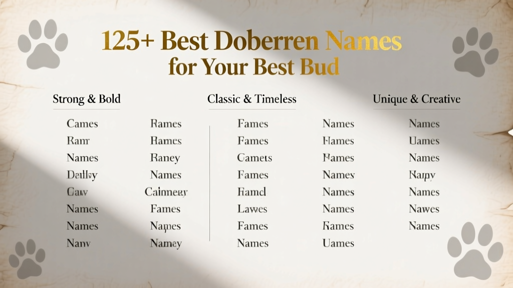 125+ best Doberman names for your best bud