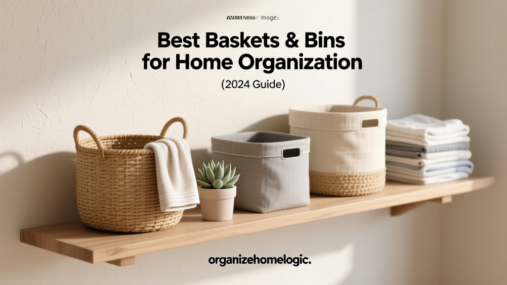 Best Baskets & Bins for Home Organization (2024 Guide)
