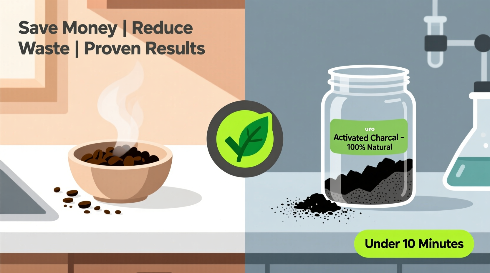 cold brew grounds vs activated charcoal for fridges