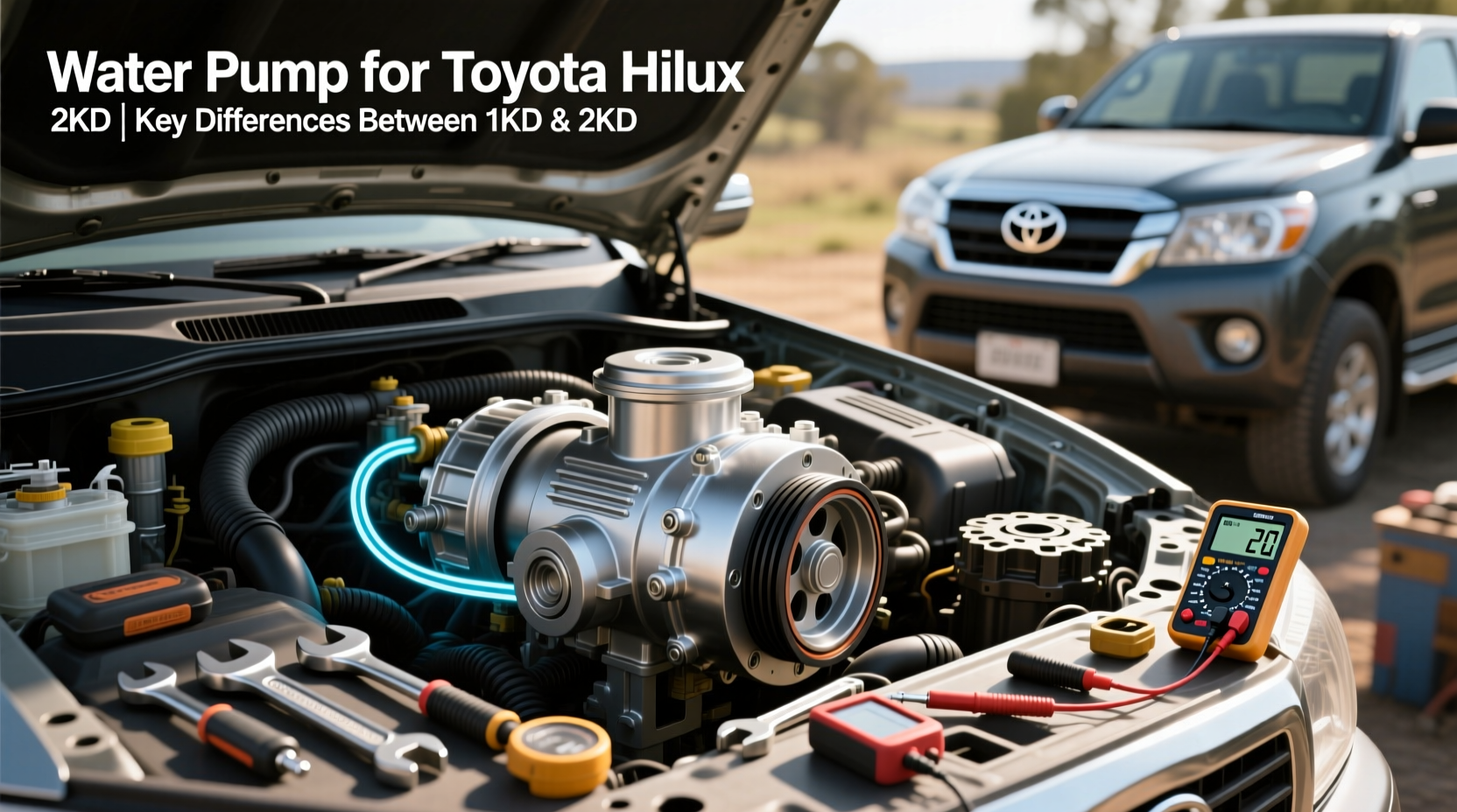 How to Choose Water Pump for Toyota Hilux 2KD & 1KD: Buying Guide