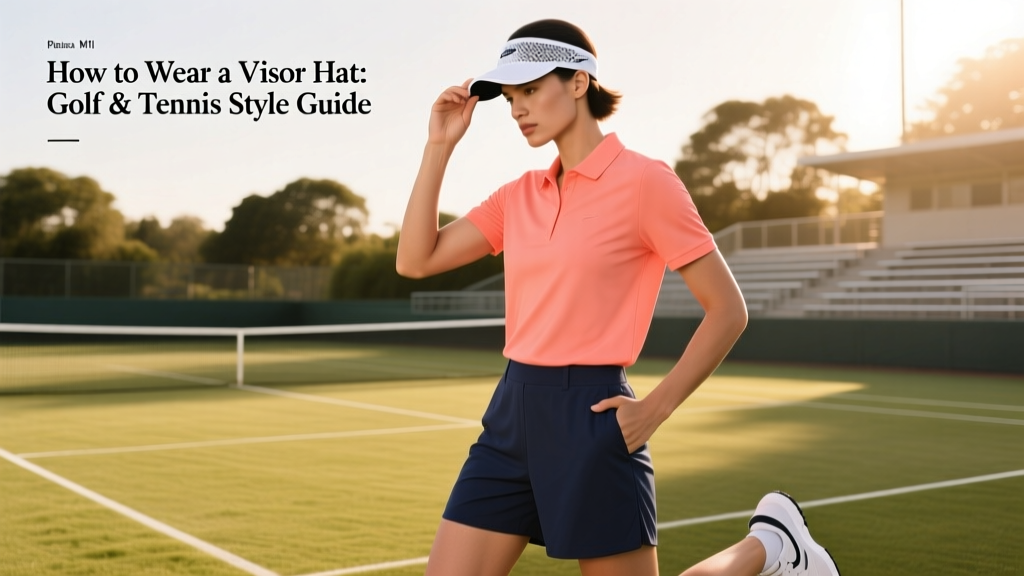 How to Wear a Visor Hat: Golf & Tennis Style Guide