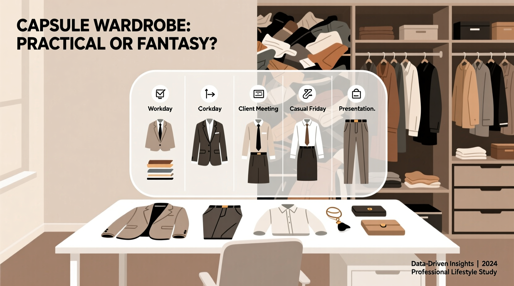 are capsule wardrobes practical for working professionals or just minimalist fantasy