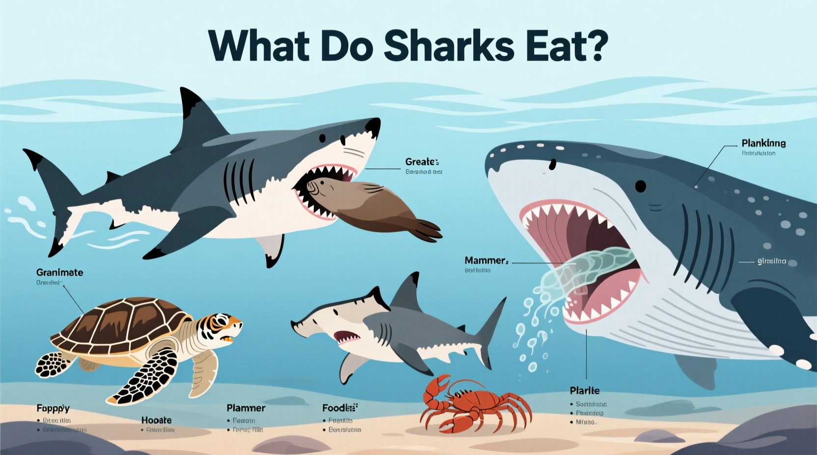 What Do Sharks Eat? Species-Specific Diet Guide