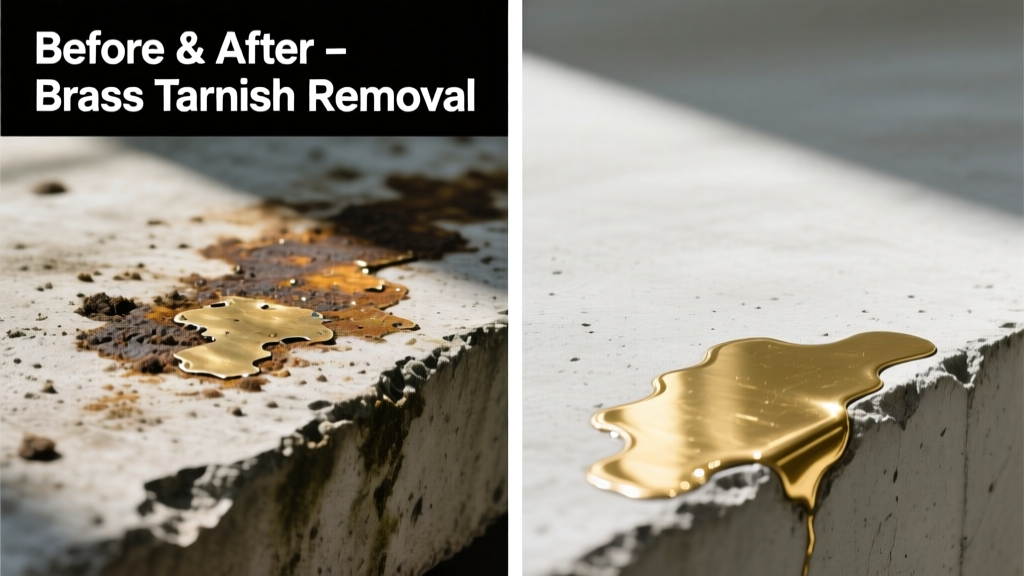 How to Remove Brass Tarnish from Concrete Surfaces